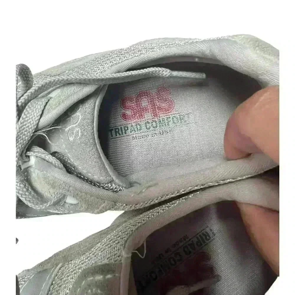 SAS Women's Tour Mesh Lace Up Comfort Athletic Sneaker Shoe Size 9N Dust Gray